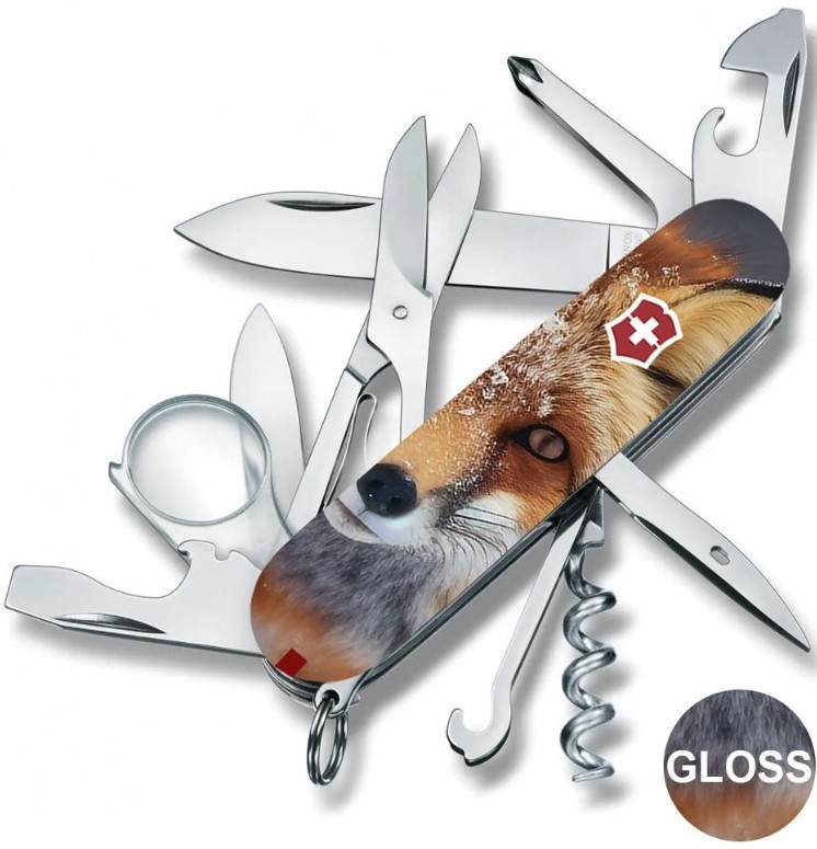 Складаний ніж Victorinox EXPLORER ANIMAL Лисиця 1.6703.7.F1060pw Фото 2